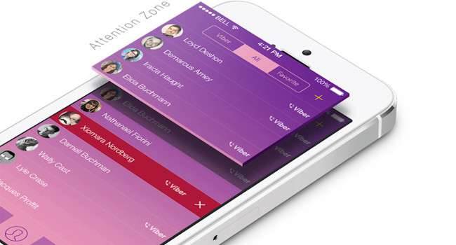 Viber i nowa koncepcja aplikacji na iOS nowosci AppStore   Viber1 650x350
