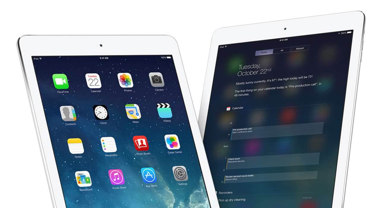 iPad Air vs Samsung Galaxy Tab 3  10.1 - porównanie nowosci Apple   Air 1300x700