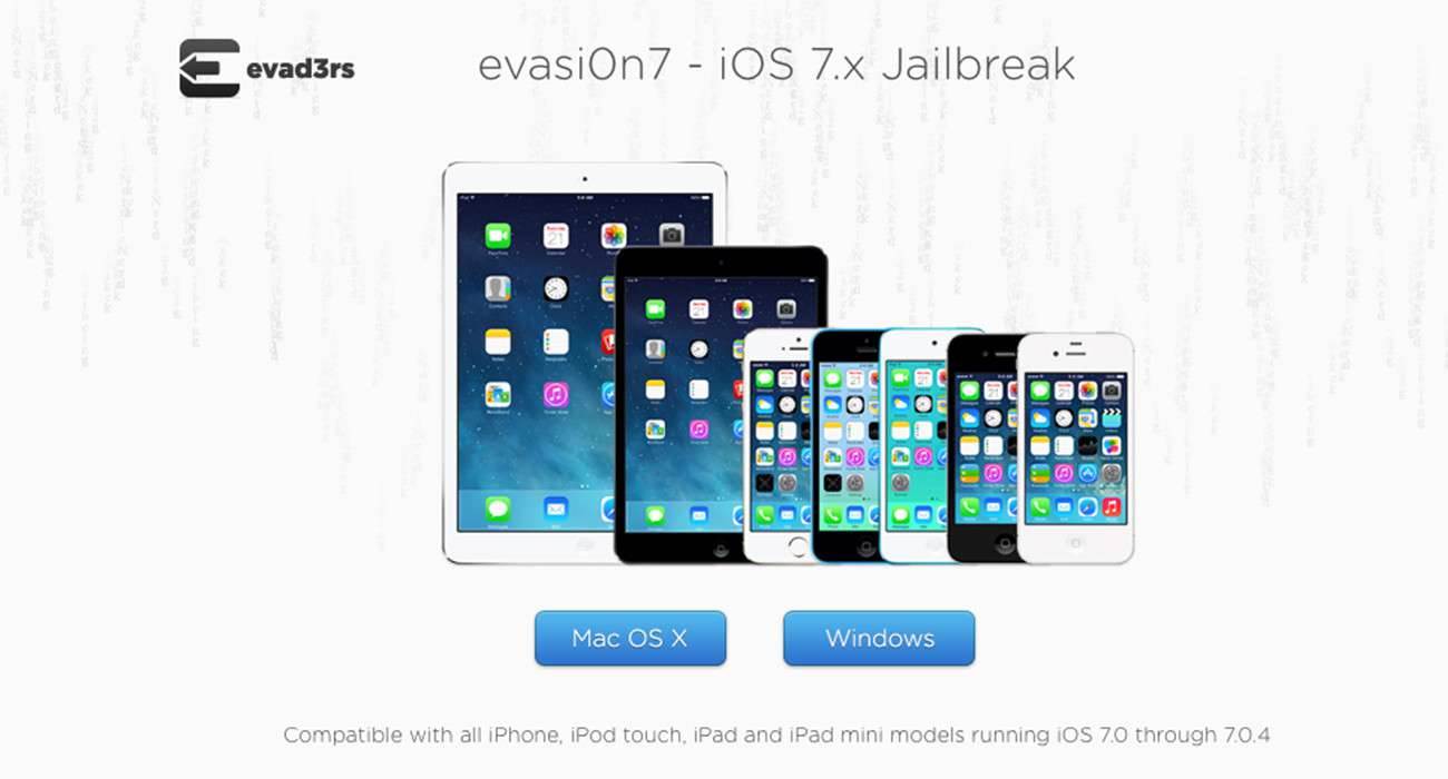 Nowa wersja evasi0n 7 już do pobrania nowosci, cydia-i-jailbreak iPhone, iPad, iOS7, iOS 7.1, evasi0n7 1.0.1, evasi0n, Apple   JB1 1300x700