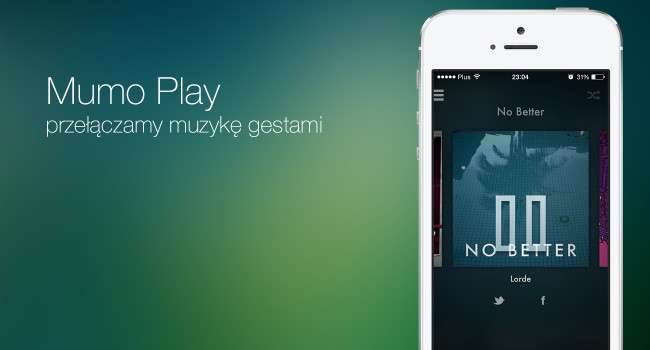 Przełączamy muzykę gestami gry-i-aplikacje Za darmo, Wideo, przełączamy muzykę gestami, Muzyka, Mumo Play, iPhone, iOS, gesty, Apple, Aplikacja   Mumo 650x350