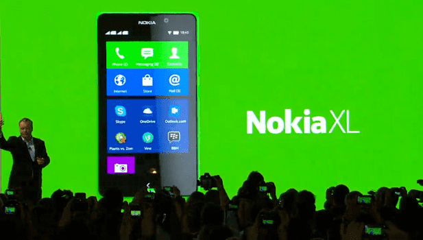 Nokia, robisz to źle - Telefony Nokia X zaprezentowane nowosci XL, X/X+, X, Skype, OneDrive, Nokia X, Nokia, MWC 2014, MWC, Microsoft, konferencja, Event, Barcelona, Android  Plotki, jakie krążyły po internecie napawały mnie niepokojem. Informacje jakoby Nokia miała w planie wypuścić na rynek okazały się nieprawdą. Nokia zamiast wypuścić jeden dziwny telefon, wypuściła 3. 4 617x350