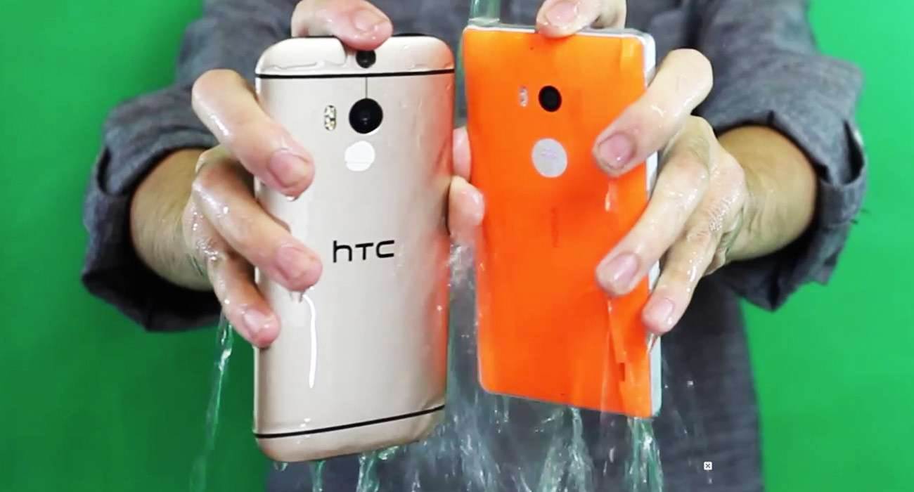 HTC One (m8) i Lumia 930 także przyjęły wyzwanie Samsunga Galaxy S5 ciekawostki Wideo, Nokia, Ice Bucket Challenge, HTC  Ostatnio informowaliśmy Was o Samsungu Galaxy S5 podejmującym wyzwanie Ice Bucket Challenge. Galaxy S5 nominował 3 inne smartfony. HTC1 1300x700