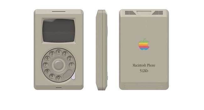 iPhone wprost z roku 1984 polecane, ciekawostki Wizja, macintosh phone, macintosh, konceptw, iPhone wprost z roku 1984, Apple  Apple zawdzięcza swój sukces w dużej mierze dzięki powodzeniu iPhone'a. Od premiery pierwszego iPhone'a sprzedało się ich ponad pół miliarda. Zastanawialiście się jednak, jak mógłby wyglądać iPhone zaprezentowany w roku 1984? mac 650x350