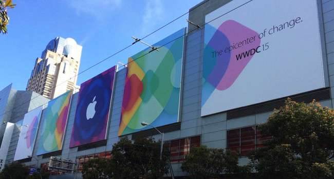 Moscone Center prawie gotowe na WWDC 2015 polecane, ciekawostki wwdc2015, wwdc15, przygotowania, Apple  Kilka dni przed Keynote, Apple już prawie zakończyło prace przygotowawcze w Moscone Center, gdzie już 8 czerwca zostanie zaprezentowany nowy iOS 9. WWDC15 650x350