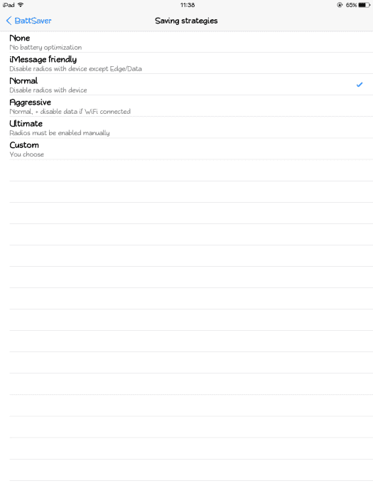 BattSaver kompatybilny z iOS 9 cydia-i-jailbreak jailbreak, Cydia, BattSaver kompatybilny z iOS 9, BattSaver, Apple  Jednym z najważniejszych dla mnie aspektów podczas zakupu smartfona lub tabletu jest jego żywotność baterii. Nie zrozumcie mnie źle, zdaje sobie sprawę, że iOS odpowiednio zarządza zasilaniem, a kolejne aktualizacje teoretycznie poprawiają czas pracy. Jednakże na starszych urządzeniach mobilnych nie jest tak dobrze, w końcu używamy starszego sprzętu z nowszym oprogramowaniem. IMG 0970 525x700