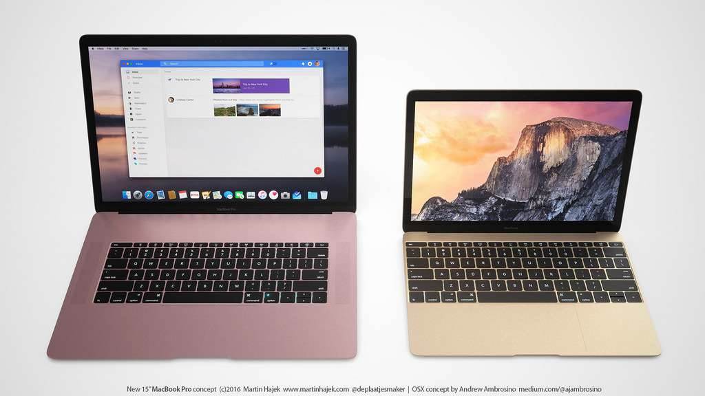 Nowe MacBooki pojawią się w tym roku ze zmienionymi zawiasami ciekawostki nowe MacBooki, MacBook, Apple, 2016  Jeszcze w tym roku poznamy nowe MacBooki, nad którymi obecnie pracuje Apple, a ostatni raport zdradza wiele informacji o zmianach we wzornictwie w porównaniu do poprzedników. macbook pro concept 3
