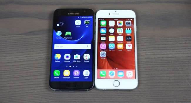 Jedynym sposobem na połączenie Samsung Galaxy S7 z Apple iPhone 6s jest? polecane, ciekawostki Youtube, Wideo, połączenie iOS z Android, iOS, Apple, Android  Jeśli nie jesteście zadowoleni z tego co oferuje iPhone 6s lub Samsung Galaxy S7 i chcielibyście połączyć te dwa urządzenia i ich systemy, ale nie wiecie jak? Dziś pokażemy Wam prosty sposób jak tego dokonać. iOSAndro 650x350
