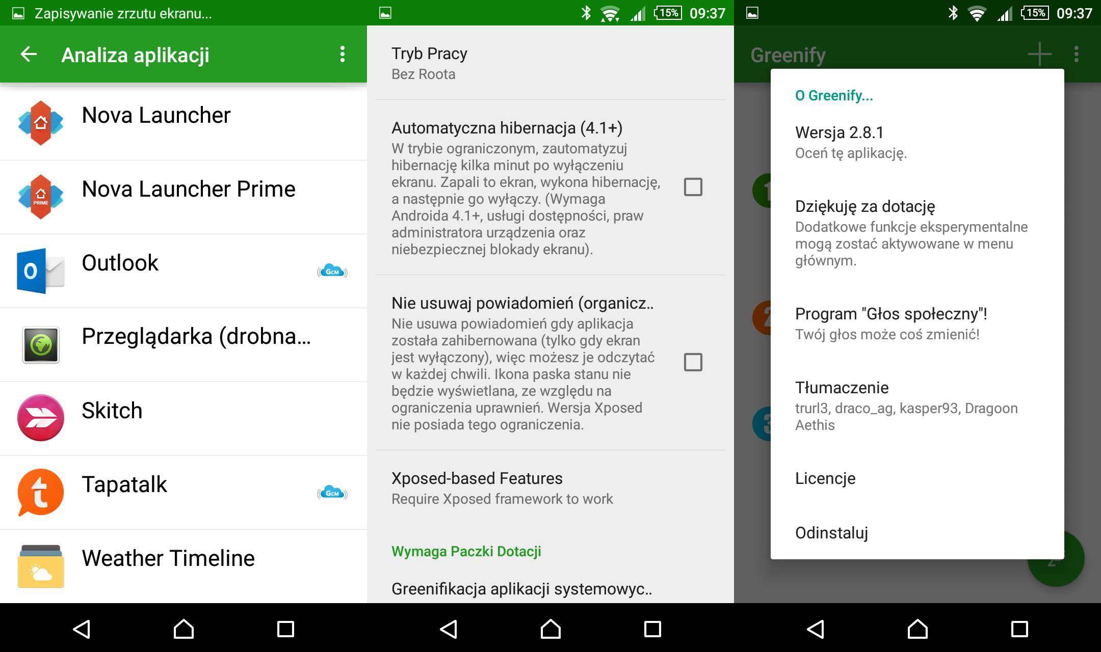 Greenify - recenzja aplikacji gry-i-aplikacje Recenzja, polska recenzja Greenify, Greenify, Android  Podejrzewam, że większości z was bateria w urządzeniu mobilnym rozładowała się szybciej, niż zakładaliście, szczególnie użytkownicy Androida wiedzą, o czym mowa. v0YtIpv