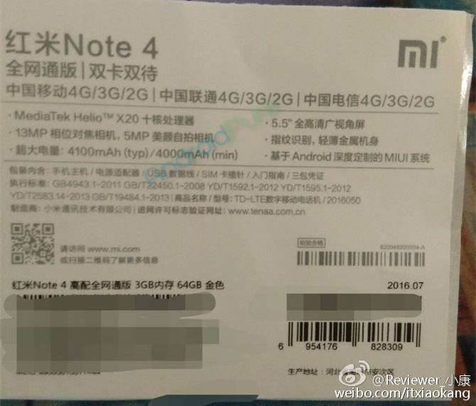 Specyfikacja Xiaomi Redmi Note 4 ujawniona ciekawostki Xiaomi Redmi Note 4 specyfikacja, Xiaomi Redmi Note 4, Xiaomi, parametry Xiaomi Redmi Note 4  27 lipca bieżącego roku Xiaomi zaprezentuje nowe produkty, jednym z nich na pewno będzie laptop, a kolejnym czwarta generacja Redmi Note. gsmarena 001 3