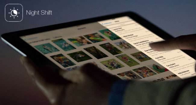 Night Shift wyjdzie poza iOS? ciekawostki nihgshift, night shift na mac, Night Shift, Apple  Większość fanów powinna przyjąć tę informację z bananem na twarzy, ponieważ wygląda na to, że Night Shift pojawi się na wielu innych produktach Apple. night 650x350