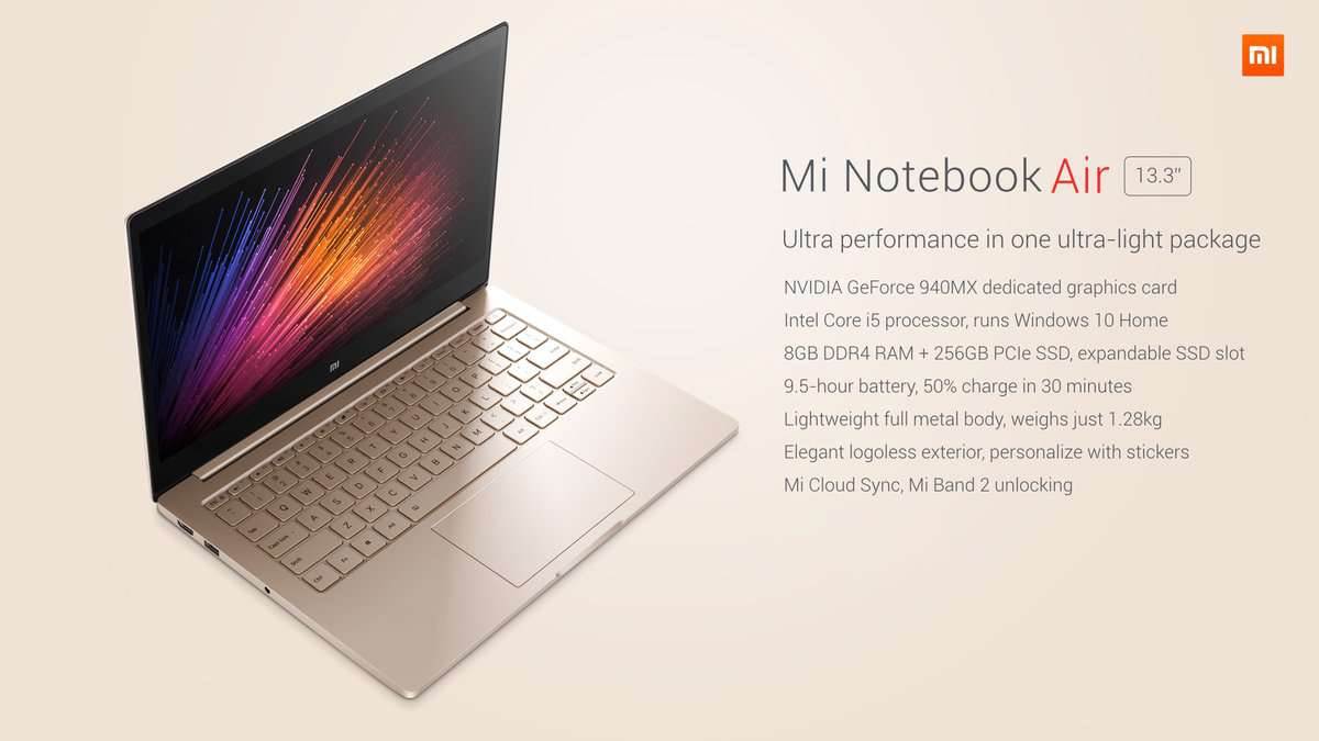 Mi Notebook Air 13,3" dostępny w przedsprzedaży ciekawostki Xiaomi, Mi Notebook Air, gdzie kupić Mi Notebook Air, cena Mi Notebook Air  Byłem zaskoczony w momencie premiery pierwszego laptopa Xiaomi, nie tylko tym, że w ogóle powstawał, ale również świetną specyfikacją techniczną w niewygórowanej cenie. 1469673213549879