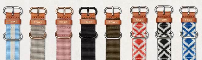TOMS wprowadza do sprzedaży nowe bransolety dla Apple Watch ciekawostki TOMS, nowe paski, Apple Watch  Wczoraj butik TOMS jednocześnie zaprezentował i wprowadził do sprzedaży nowe, dedykowane bransolety dla urządzeń naręcznych Apple. 19003 18769 161114 TOMS l