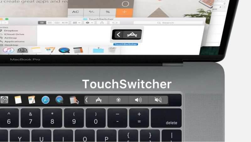 TouchSwitcher i Rocket pozwalają na przełączanie się między aplikacjami za pomocą Touch Bar ciekawostki   Niedawno w Mac App Store pojawiły się interesujące aplikacje firm trzecich, pozwalające na uruchamianie lub przełączanie się między aplikacjami za pomocą panelu dotykowego umieszczonego nad klawiaturą MacBooka Pro. Screen Shot 5 800x453