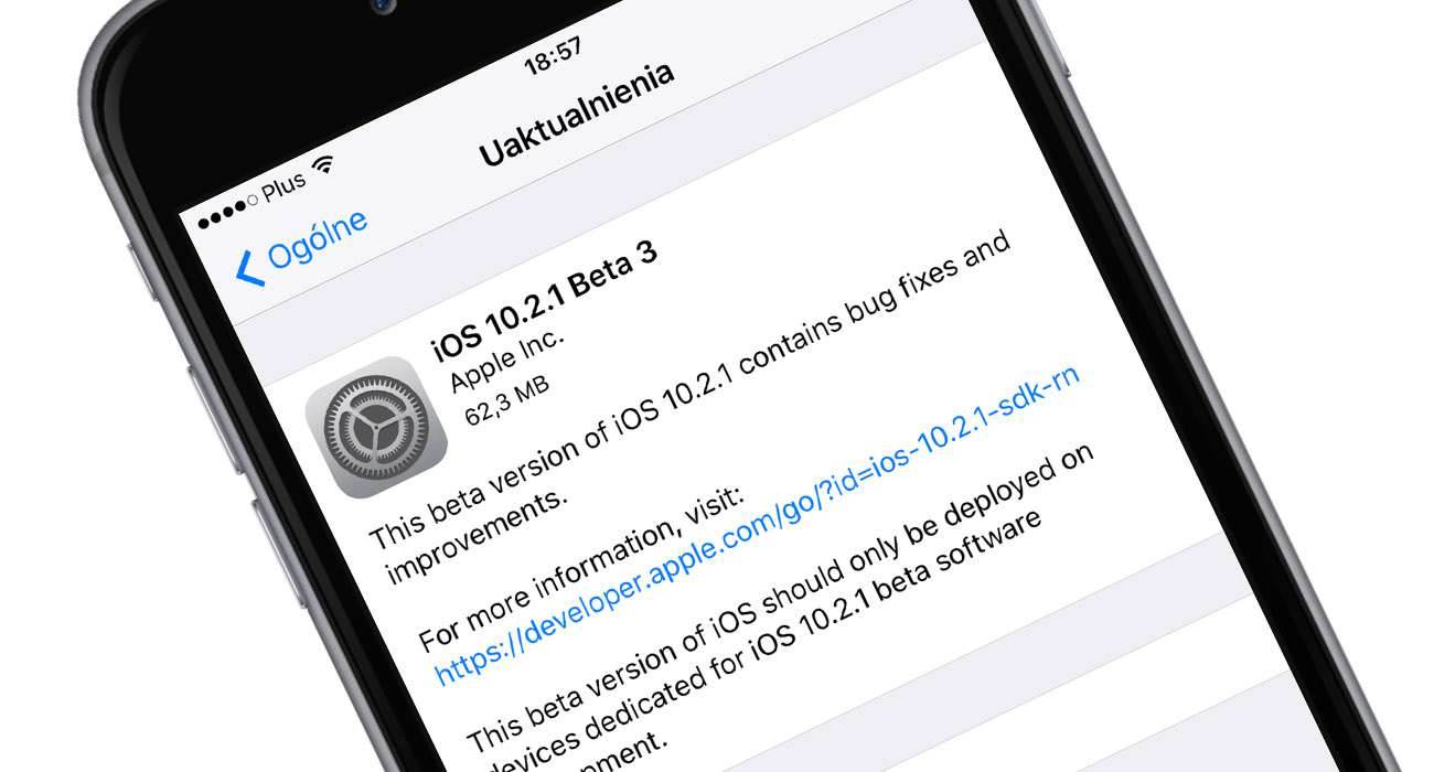 iOS 10.2.1 beta 3 dostępna polecane, ciekawostki zmiany, Update, OTA, lista zmian w iOS 10.2.1 beta 3, lista zmian, iOS 10.2.1 beta 3, co nowego w iOS 10.2.1 beta 3, co nowego, Apple, Aktualizacja  Trzy tygodnie po udostępnieniu iOS 10.2.1 beta 2, właśnie Apple udostępniło deweloperom trzecią betę najnowszego iOS. Poniżej tradycyjnie znajdziecie naszą listę zmian.
 iOS1021