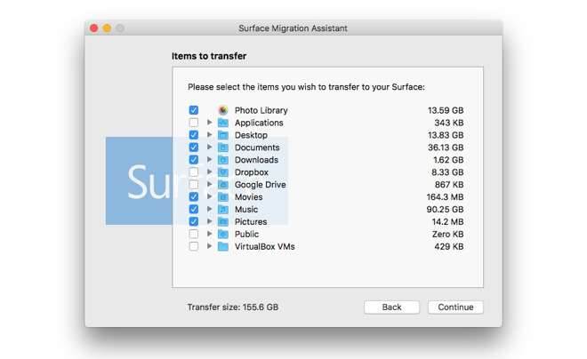 Surface Migration Assistant - narzędzie do przenoszenia danych z macOS na Windows polecane, ciekawostki z macos na windows, Windows, Microsoft, microsof, jak przenieść dane z macos na windows, jak przenieść dane z mac na win, Apple  Microsoft pragnie uprościć przejście z macOS na Windows za pomocą dedykowanego do tego narzędzia. Jest nim Surface Migration Assistant pomagającego w przeniesieniu najważniejszych danych z macOS na system operacyjny Microsoftu. 20630 22677 surfacemigration1 l