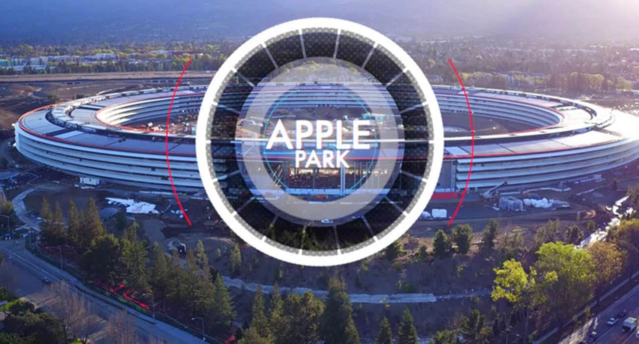 Kolejne wideo z placu budowy Apple Park ciekawostki Wideo, apple park wieczorem, apple park w nocy, apple park, Apple  Wczoraj do sieci trafiło kolejne, ale nieco inne nagranie przedstawiające plac budowy Apple Park. Czym ten filmik różni się od poprzednich? ApplePark