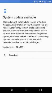 Android 7.1.2 Nougat beta 2 dostępny ciekawostki   Wraz z końcem stycznia bieżącego roku Google udostępniło pierwszą wersję rozwojową Androida Nougat 7.1.2, a od przedwczoraj biorący udział w testach oprogramowania użytkownicy mogą pobrać kolejną wersję testową. gsmarena 002 1