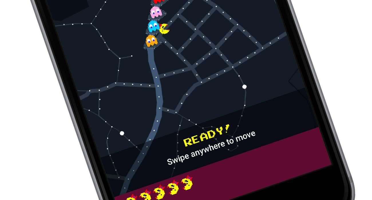 Zagraj w Panią Pac-Man w Google Maps! ciekawostki Pac-Man, iPhone, iOS, Gra, Google Maps  To nie żart. Od wczoraj Mapy Google na iOS po kliknięciu na specjalnej ikonie zamieniają się w grę Pac-Man. Sprawdź to koniecznie! pacman1