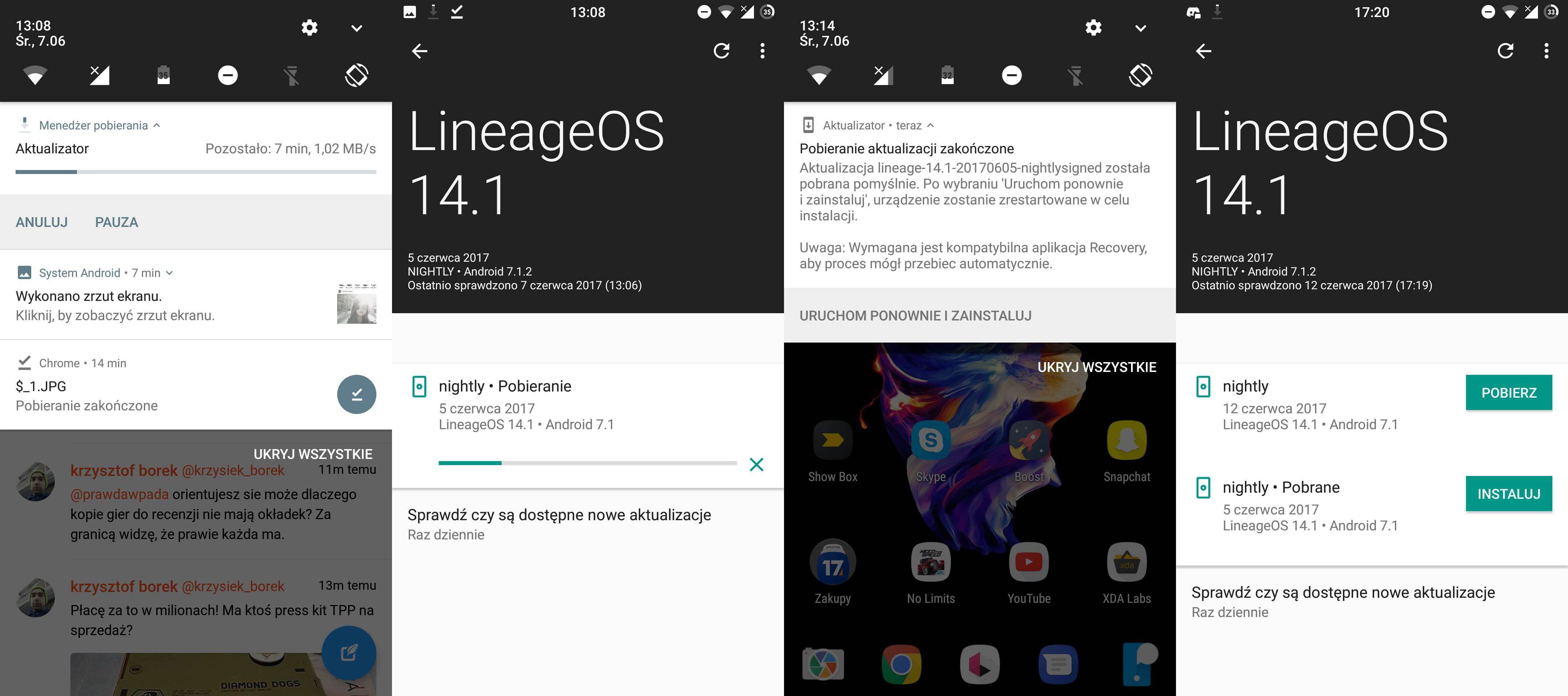 LineageOS 14.1 - test i recenzja recenzje, ciekawostki recenzja LineageOS 14.1, polska recenzja LineageOS 14.1, LineageOS 14.1, LineageOS  Początkowo po otrzymaniu Xiaomi Mi 5s nie sądziłem, że zdecyduje się zastąpić MIUI czystym Androidem. Parę dni po odblokowaniu bootloadera zdecydowałem się na nieoficjalną kompilację LineageOS, później był Resurrection Remix, a teraz korzystam z oficjalnej wersji LineageOS. Aktualizacje