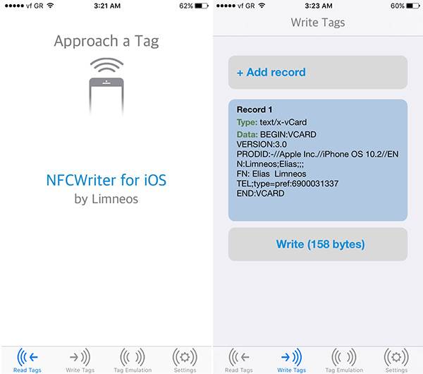 NFCWriter dla iOS 10 wydany cydia-i-jailbreak NFCWriter, NFC w iPhone, jak odblokować NFC w iPhone, jailbreak, Cydia  Dawno, dawno temu informowaliśmy was o pracach Eliasa Limneosa nad odblokowaniem NFC w iPhone'ach. Obecnie służy ono wyłącznie do parowania Apple Watch (w iOS 11) i uiszczania opłat za pośrednictwem Apple Pay. NFCWriter iPhone