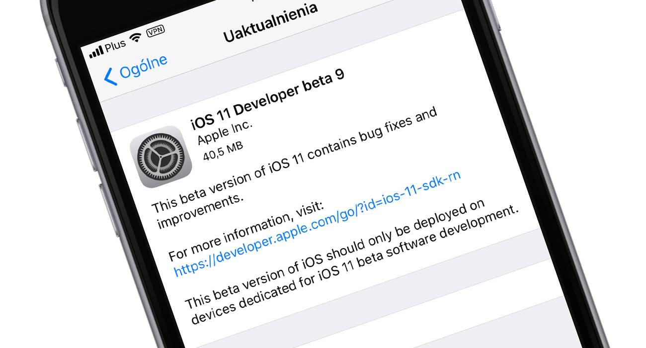 iOS 11 beta 9 dostępna polecane, ciekawostki zmiany, Update, OTA, iOS 11 beta 9, co nowego w iOS 11 beta 9, co nowego, Apple, Aktualizacja  Dość niespodziewanie i zaledwie trzy dni po udostępnieniu iOS 11 beta 8, właśnie Apple udostępniło deweloperom dziewiątą już betę najnowszego iOS. iOS11beta9