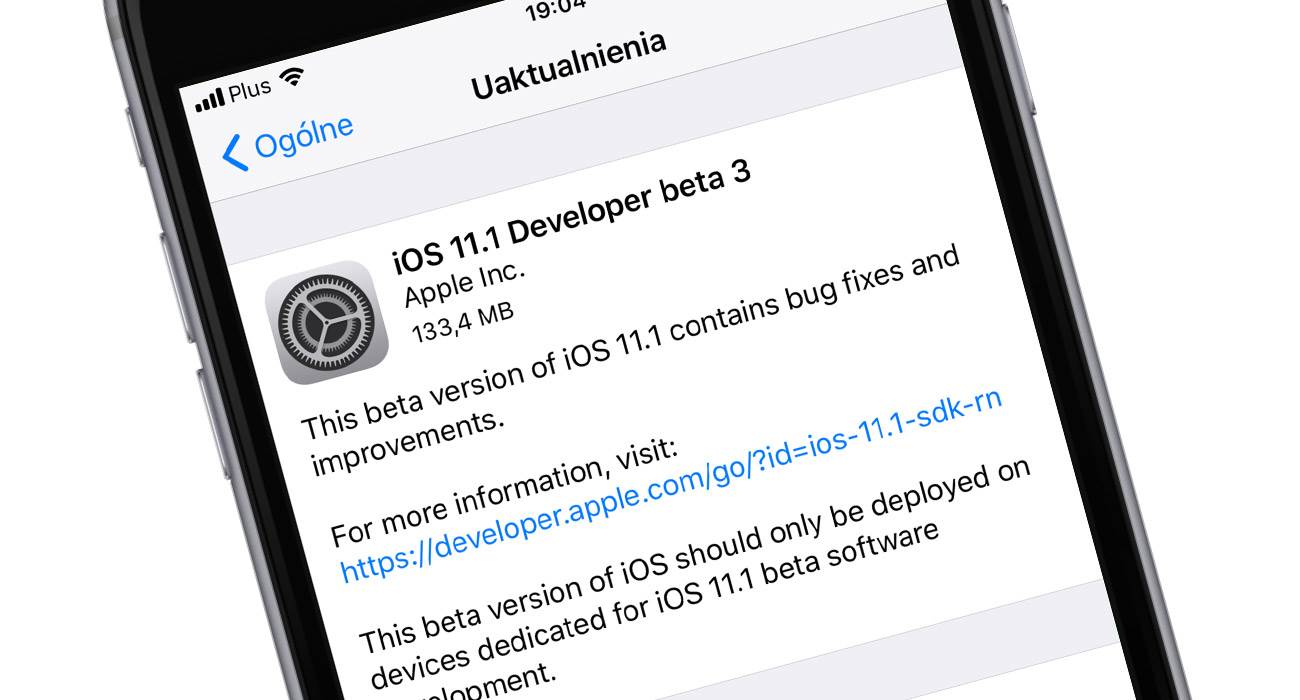 iOS 11.1 beta 3 - lista zmian polecane, ciekawostki zmiany, Update, trzecia beta iOS 11, OTA, lista zmian, iOS 11.1 beta 3, co nowego w iOS 11.1 beta 3, co nowego, Apple, Aktualizacja  Dobre wieści dla osób biorących udział w testach iOS. Właśnie Apple udostępniło deweloperom trzecią już betę iOS 11.1. iOS11.1b3