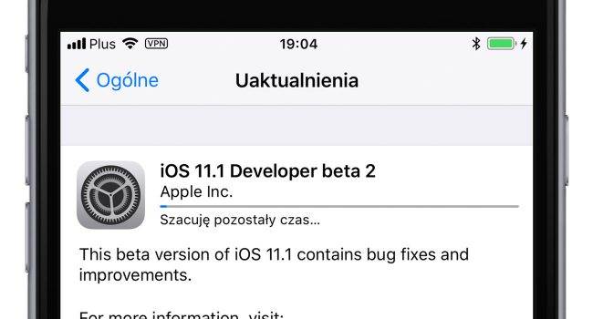 iOS 11.1 beta 2 - lista zmian polecane, ciekawostki zmiany, Update, OTA, lista zmian, iOS 11.1 beta 2, co nowego w iOS 11.1 beta 2, co nowego, Apple, Aktualizacja  Niespełna dwa tygodnie po udostępnieniu iOS 11.1 beta 1, właśnie Apple udostępniło deweloperom drugą betę najnowszego iOS. Co zostało zmienione w stosunku do pierwszej bety? iOS11.1beta2 650x350