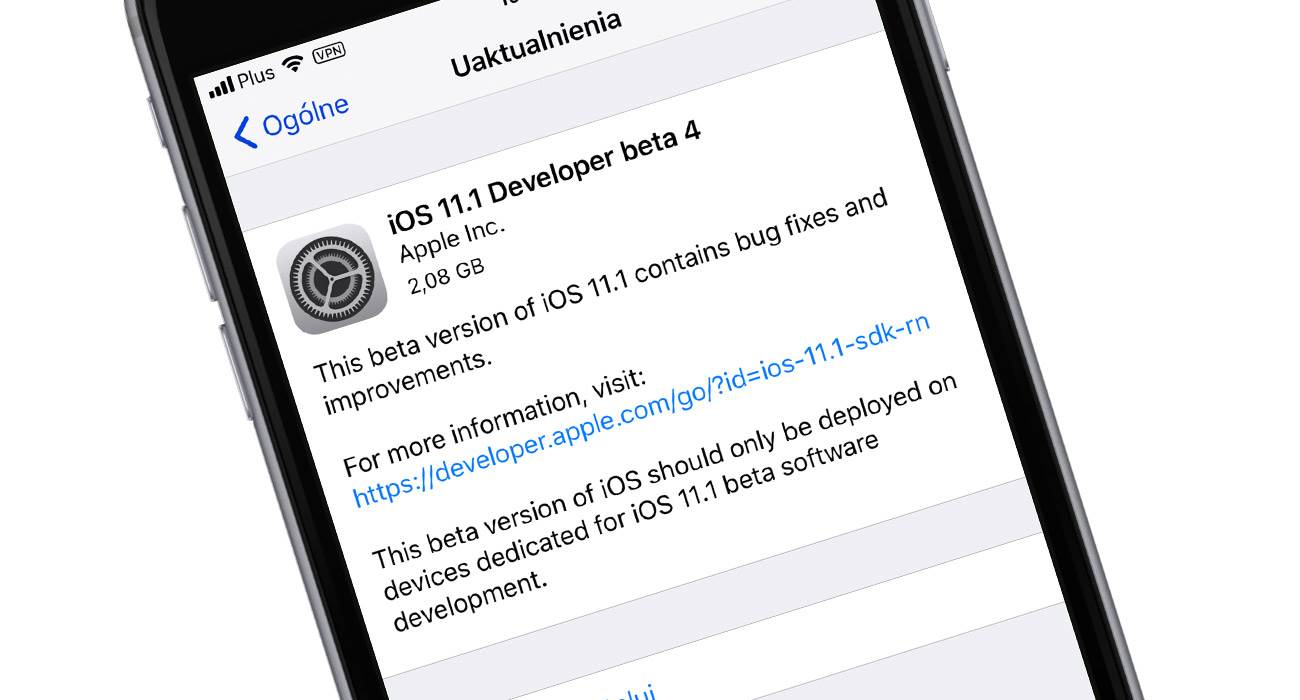 iOS 11.1 beta 4 dostępna dla deweloperów polecane, ciekawostki zmiany, Update, OTA, lista zmian w iOS 11.1 beta 4, lista zmian, iOS 11.1 beta 4, co nowego w iOS 11.1 beta 4, Apple, Aktualizacja  Niespełna tydzień po udostępnieniu iOS 11.1 beta 3, właśnie Apple udostępniło deweloperom czwartą już betę najnowszego iOS. iOS111beta4