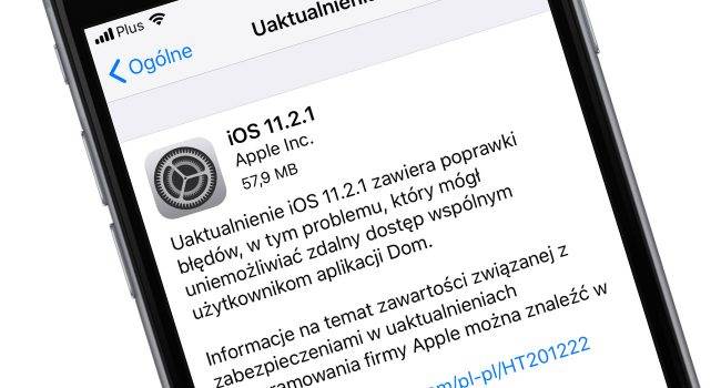 Apple udostępnia iOS 11.2.1 - oficjalna lista zmian polecane, ciekawostki Update, OTA, lista zmian, iPhone, iOS 11.2.1, co nowego w iOS 11.2.1, co nowego, Apple, Aktualizacja  Dobre wieści dla wszystkich posiadaczy iUrządzeń, właśnie Apple udostępniło finalną wersję iOS 11.2.1. Co zostało zmienione? IOS1121 650x350