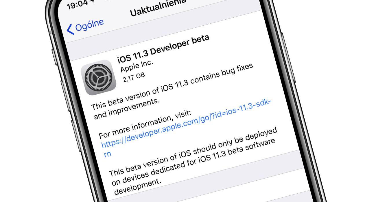 iOS 11.3 beta 1 - lista zmian polecane, ciekawostki zmiany, Update, nowości iOS 11.3, lista zmian, iPhone, iOS 11.3, co nowego w iOS 11.3, Apple  No i stało się! Właśnie Apple udostępniło deweloperom pierwszą betę iOS 11.3. Poniżej tradycyjnie znajdziecie screeny, a także naszą listę zmian i nowości. iOS113beta1