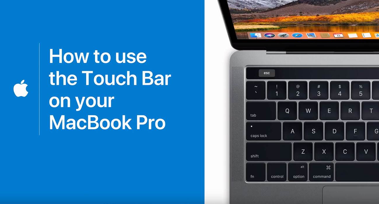 Apple uczy nas jak korzystać z Touch Bar w MacBook Pro polecane, ciekawostki Zdjęcia, youyube, Wideo, touch bar, MacBook Pro, jak zrobić zdjęcie iPhone, jak używać touch bar, Apple  Kilkanaście minut temu na kanale YouTube firmy Apple pojawiły się cztery filmiki na których gigant z Cupertino uczy nas jak prawidłowo używać Touch Bar w MacBook Pro.
 Macbookpro