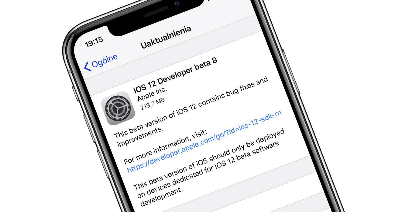 iOS 12 beta 8 dostępna polecane, ciekawostki zmiany, Update, OTA, lista zmian, iOS 12 beta 8, iOS 12 beta 7, co nowego w ioS 12 beta 8, co nowego w iOS 12 beta 7, co nowego, Apple, Aktualizacja  Wczoraj chwilę po godzinie 19-tej, Apple udostępniło deweloperom ósmą już betę iOS 12. Jest to tak prawdę mówiąc naprawiona siódma beta iOS 12, która jak wiemy została wycofana. iOS12beta8
