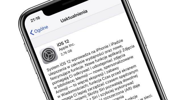 iOS 12 Golden Master dostępna! Oto oficjalna polska lista zmian polecane, ciekawostki lista zmian w iOS 12, iOS 12 gm, iOS 12, golden master, co nowego w iOS 12  No i jest. Zgodnie z naszymi wcześniejszymi zapowiedziami, właśnie Apple udostępniło iOS 12 Golden Master. Poniżej znajdziecie oficjalną polską listę zmian. iOS12GM 650x350