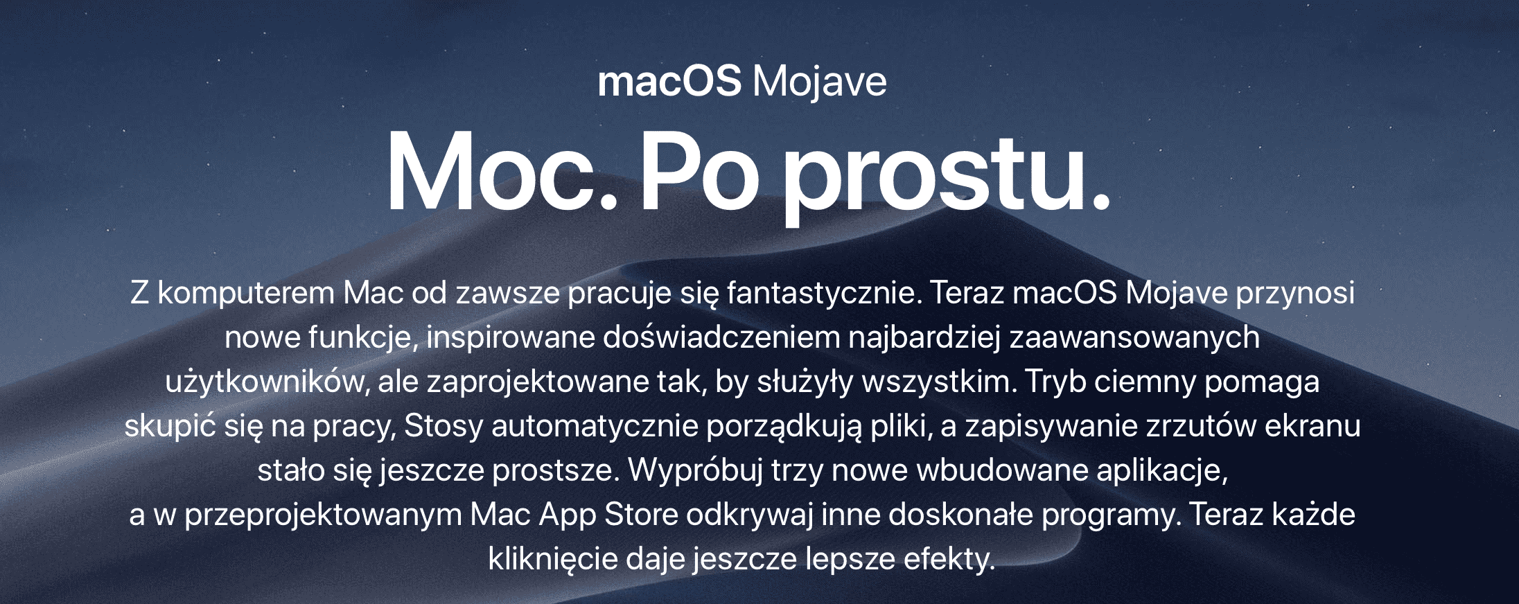 MacOS 10.14.3 dostępny dla wszystkich polecane, ciekawostki macos mojave, lista zmian w macOS Mojave, lista zmian, Apple  Wczoraj wieczorem oprócz iOS 12.1.3, Apple udostępniło także wszystkim użytkownikom macOS 10.14.3 Mojave. Co zostało zmienione w udostępnionej wersji? mojave 1