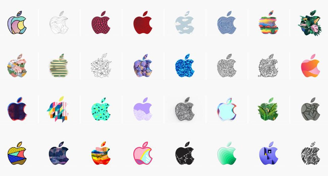 Oto wszystkie 371 loga firmy Apple z październikowego zaproszenia ciekawostki   Przedwczoraj firma Apple rozesłała zaproszenia na październikową konferencję na której zobaczymy między innymi nowe iPady Pro z Face ID. loga zaproszenie