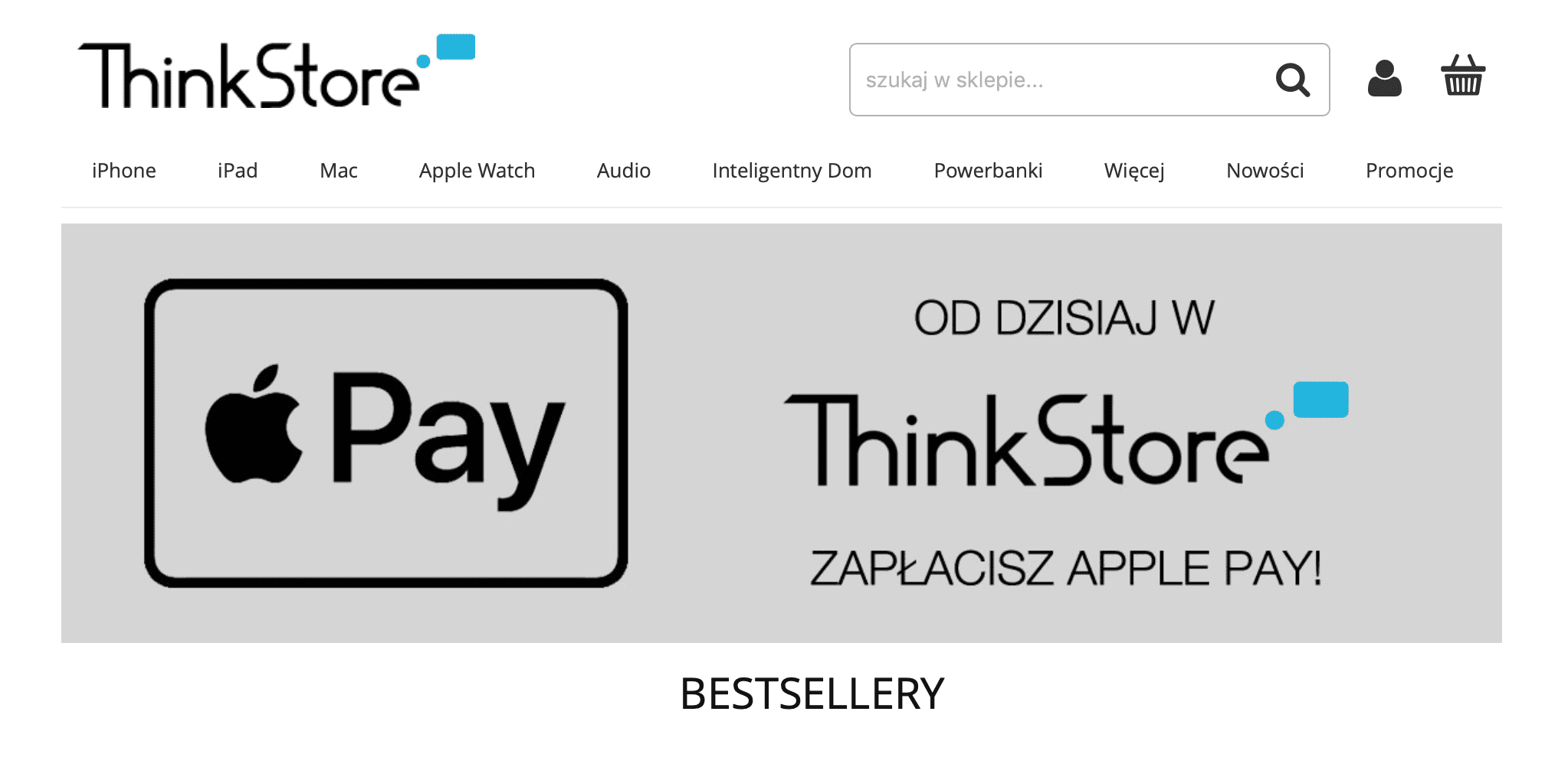 ThinkStore jako jeden z pierwszych sklepów internetowych w Polsce wdrożył Apple Pay ciekawostki ThinkStore, sklep ThinkStore, polski sklep z apple Pay, iPhone, iPad, Apple Pay, Apple  W ThinkStore ? specjalistycznym sklepie z akcesoriami do sprzętu Apple, można już płacić za pomocą Apple Pay. AP 1