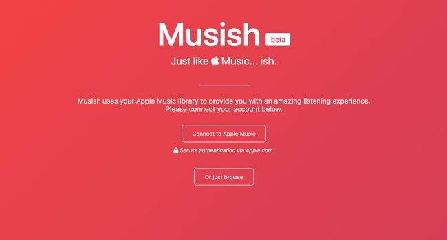 Musish - web player dla Apple Music, który wygląda i działa tak, jakby stworzyło go Apple polecane, ciekawostki musish, Apple Music w przeglądarce, Apple music, Apple  Apple nie spieszy się z wydaniem oficjalnej wersji Apple Music pozwalającej na korzystanie z usługi przez przeglądarkę, ale też nie ma nic przeciwko tworzeniu web player Apple Music przez różnych użytkowników, udostępniając im wszystkie niezbędne narzędzia. Musish 650x350