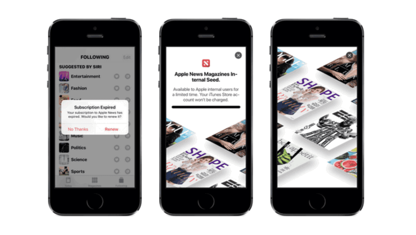 W iOS 12.2 pojawiła się wzmianka o nowej usłudze Apple polecane, ciekawostki iOS 12.2, Apple News Magazines, Apple  Apple przygotowuje się do wprowadzenia nowej usługi, która będzie działać w aplikacji Apple News. Taką informację znalazł w iOS 12.2 beta programista Guilherme Rambo. news 1
