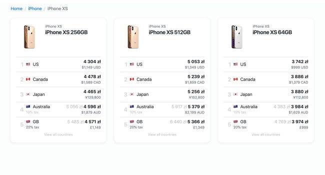 Gdzie najtaniej kupić produkt Apple? Oto świetna porównywarka cen, która odpowie nam na to pytanie polecane, ciekawostki porównywarka cen produktów apple, porównywarka cen, iPhone, iPad, gdzie najtaniej kupić produkt Apple, Apple  Dziś wpadła w moje ręce ciekawa strona. Storna, a raczej porównywarka cen, która wyświetla ceny niemal wszystkich produktów Apple w różnych krajach po aktualnym kursie. porownywarka 650x350