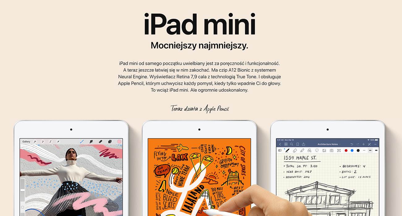 Apple wypuściło nowe tablety - 10,5-calowy iPad Air 2019 i 7,9-calowy iPad mini 2019 polecane, ciekawostki Specyfikacja, nowe iPady, iPad mini 2019, iPad Air 2019, cena, Apple  Dzisiaj w godzinach popołudniowych Apple wypuściło dwa nowe iPady - iPad Air i iPad mini. Jak sugerowało wielu analityków, informacja o tym pojawiła się w specjalnym komunikacie prasowym. iPadmini 2019