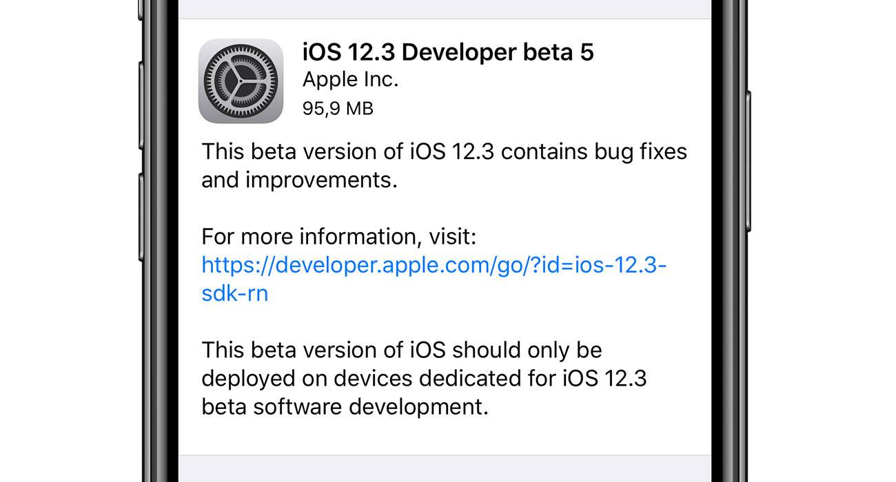 iOS 12.3 beta 5 dostępna polecane, ciekawostki zmiany, Update, OTA, lista zmian, iOS 12.3 beta 5, co nowego, Apple, Aktualizacja  Dobre wieści dla osób czekających na nową betę iOS. Właśnie Apple udostępniło deweloperom piątą już betę iOS 12.3. iOS13b5