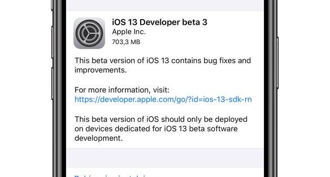 iOS 13 beta 3 - lista zmian i nowości polecane, ciekawostki lista zmian w iOS 13 beta 3, iPadOS 13 beta 3, iOS 13, co nowego  Jak zapewne wiecie kilkanaście minut temu, Apple udostępniło deweloperom trzecie bety najnowszego oprogramowania, więc tradycyjnie przygotowaliśmy dla Was listę zmian i nowości. iOS13b3 650x350