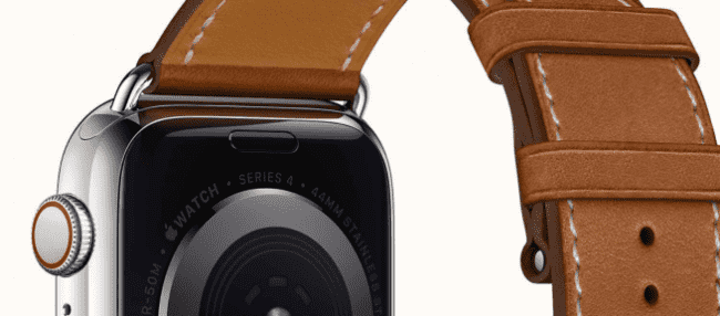 Hermes zaczął sprzedaż opasek dla niewydanego Apple Watch? polecane, ciekawostki Hermes, Apple Watch Series 5, Apple  Hermes jest partnerem Apple od dawna, co widać przede wszystkim w limitowanych edycjach ich zegarków i możliwości zakupu pasków. Hermes Apple Watch Series 4 650x286