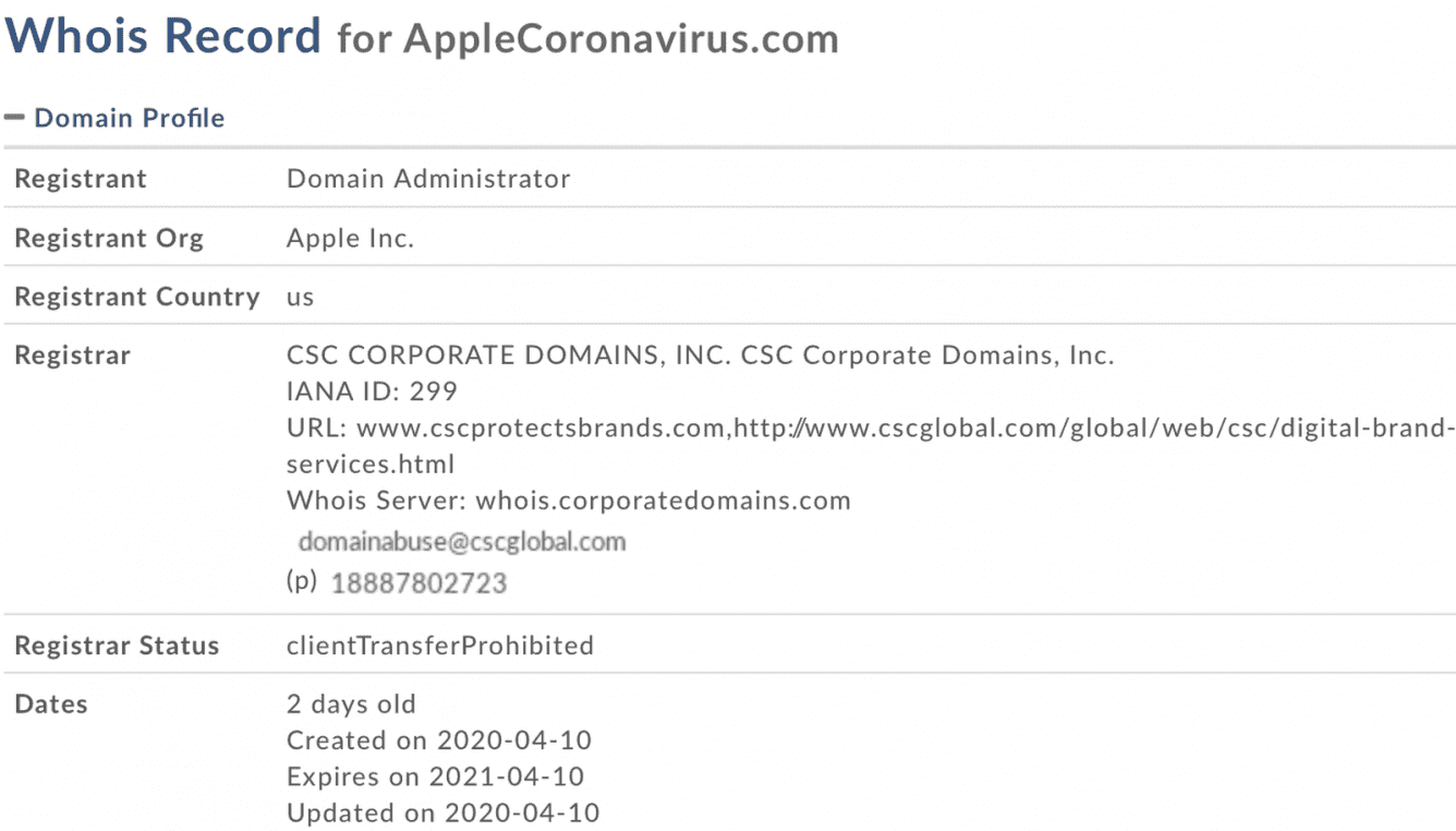 Apple zarejestrowało domenę AppleCoronavirus.com polecane, ciekawostki koronawirus  Według AppleRumors, 10 kwietnia tego roku firma Apple zarejestrowała nazwę domeny AppleCoronavirus.com. covid