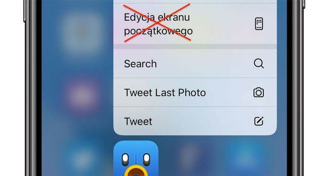 szybkie przestawianie ikon w iOS