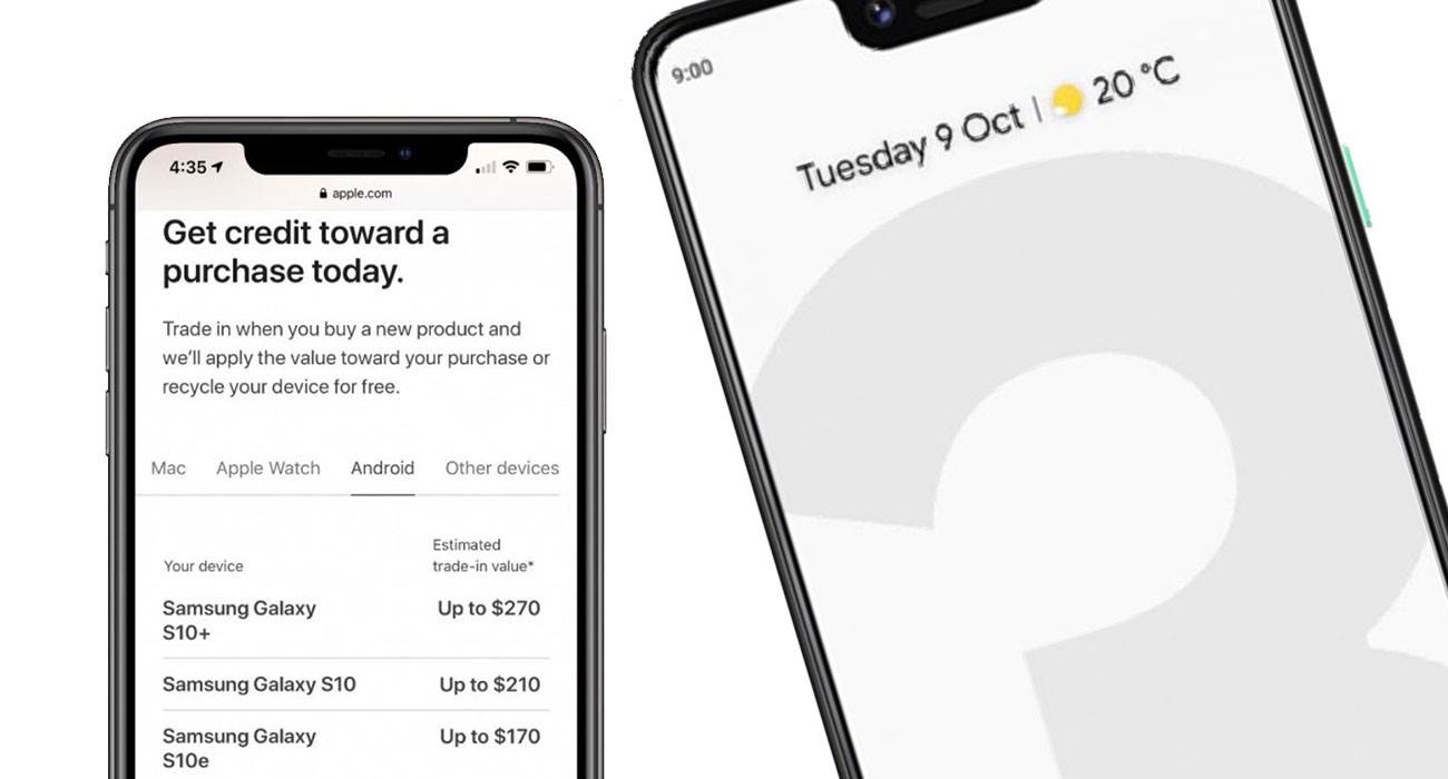 Apple płaci za telefony z Androidem