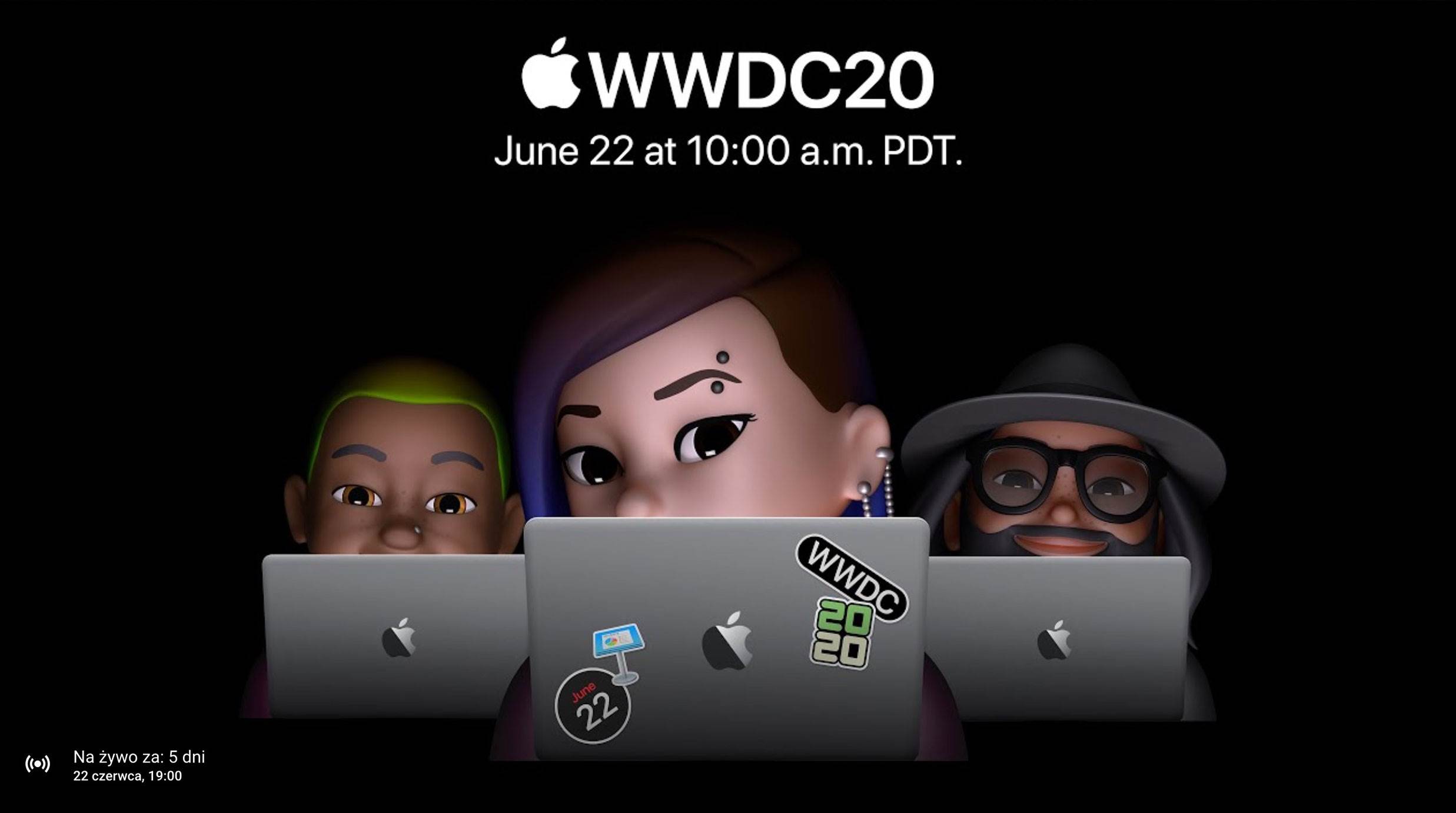 WWDC 2020 na żywo. Link do transmisji na YouTube już aktywny polecane, ciekawostki wwdc 2020 nażywo, Wideo, prezentacja iOS 14 na żywo, gdzie oglądać WWDC 2020, gdzie oglądać prezentację iOS 14  W zeszłym tygodniu Apple oficjalnie potwierdziło, że inauguracja otwarcia Worldwide Developers Conference odbędzie się 22 czerwca 2020 roku o godz. 19.00. WWDC2020 live