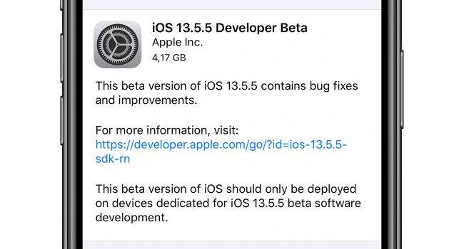 OneTech     iOS13.5.5 beta1 650x350