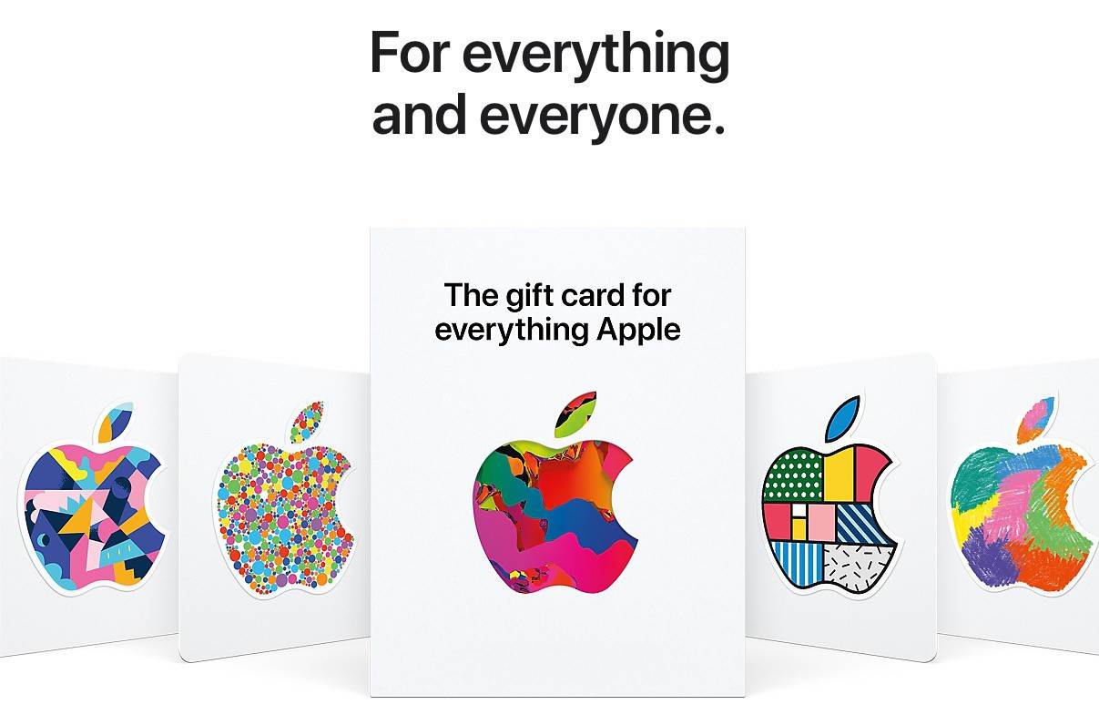 Apple wprowadza nową kartę podarunkową do zakupów w App Store i Apple Store polecane, ciekawostki gift card, Apple  Firma Apple wprowadziła nową, kompleksową kartę podarunkową na wszystkie swoje produkty. Karty można używać w App Store, subskrybować usługi Apple oraz kupować gadżety i akcesoria w Apple Store. apple gift cards