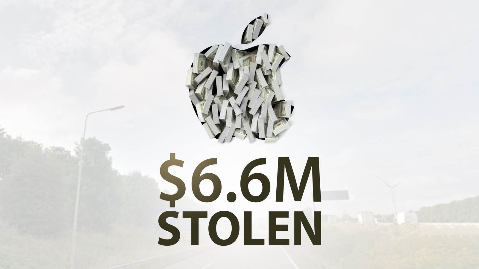 Produkty Apple warte 6,6 miliona dolarów skradzione na autostradzie M1 w Wielkiej Brytanii polecane, ciekawostki złodzieje, UK, kradzież, Apple, anglia, 6.6 miliona uds  Produkty Apple o wartości prawie 7 milionów dolarów zostały dramatycznie skradzione z ciężarówki w Wielkiej Brytanii, donosi Policja w Northamptonshire. 6.6 million stolen